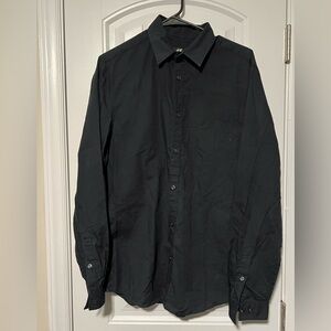 H&M Men's Charcoal Dress Shirt